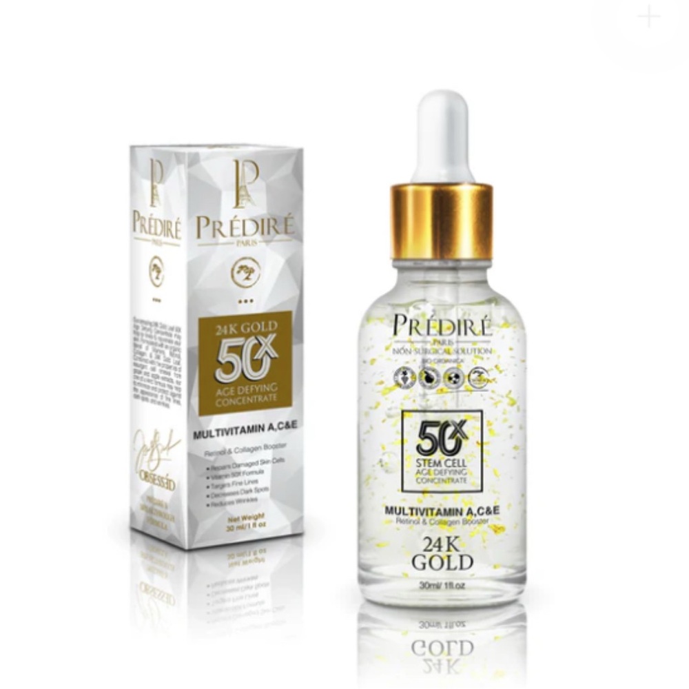 PREDIRE PARIS 24K Gold Leaf Age Defying Concentrate $449 MSRP